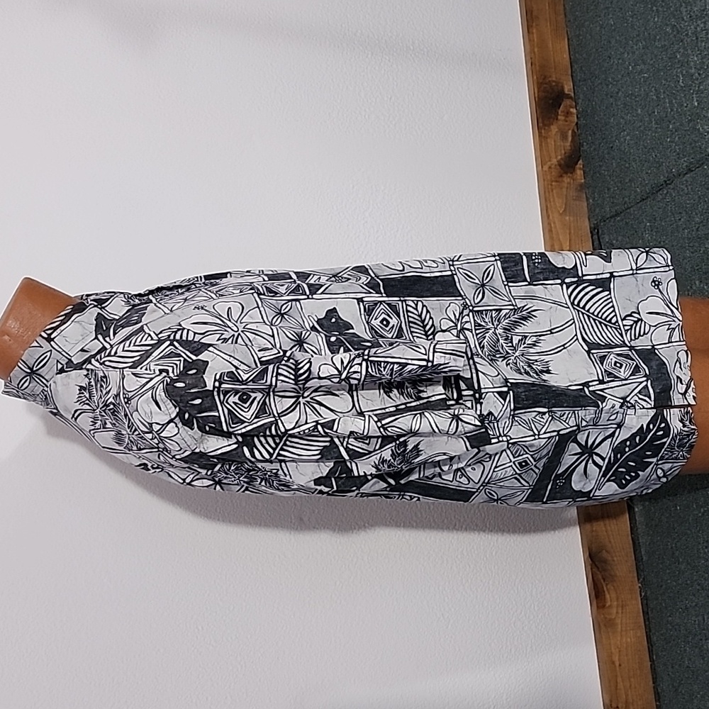 Cooke Street Honolulu Shirt 100% Cotton Button Up Short Sleeve Black Size L - Picture 7 of 10